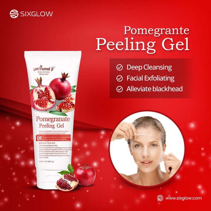 Yan Namei Ji Pure Natural Clean Care Pomegranate Peeling Gel Removing Dead Skin Cells, Controlling Sebum, Eliminating Blackheads, Made In P.R.C - Beasymart