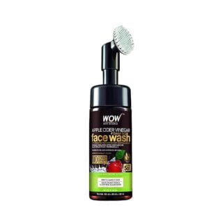Wow Skin Science Apple Cider Vinegar Foaming Face Wash With Brush 150ml